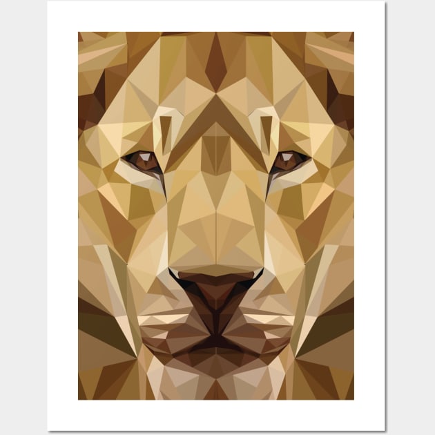 lion Wall Art by Amartwork